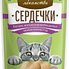 Лакомство для кошек Деревенские лакомства Сердечки для баланса микроэлементов 30 г