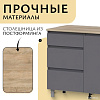 Mio Tesoro Денвер 2.0м (графит серый/дуб сонома)