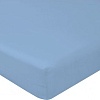 Постельное белье Luxsonia Трикотаж на резинке 140x200 Мр0010-8 (голубой)