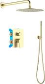 Душевая система Aquatek Оберон AQ1272BG (золото)
