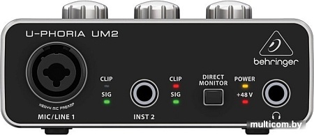 Комплект для звукозаписи Behringer U-Phoria Studio