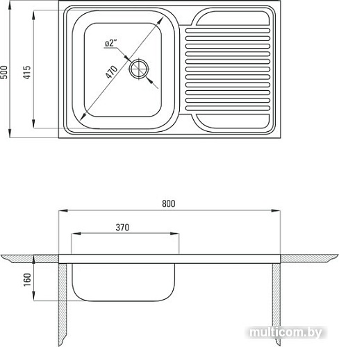 Кухонная мойка Deante Tango ZM5 3110 (оформление)