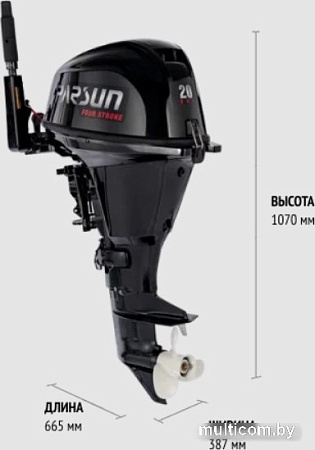 Лодочный мотор Parsun F 9.9 ABMS-EFI PRO