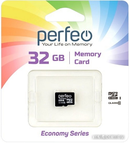Карта памяти Perfeo microSDXC PF32GMCSH10ES 32GB