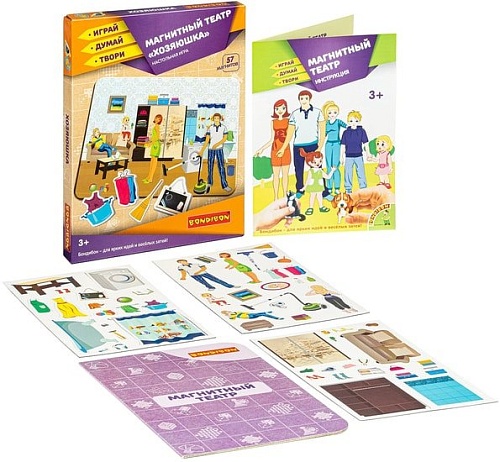 Развивающая игра Bondibon Магнитный театр. Хозяюшка ВВ4411