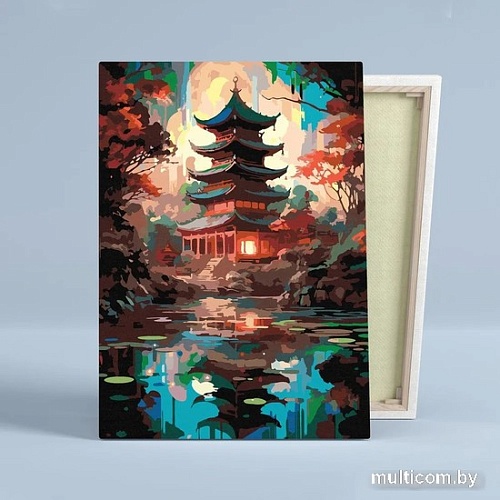 Картина по номерам Red Panda Китайский храм