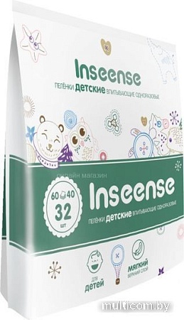 Пеленка одноразовая Inseense 60x40 (32 шт)
