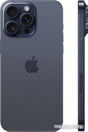 Смартфон Apple iPhone 15 Pro Max 512GB (синий титан)