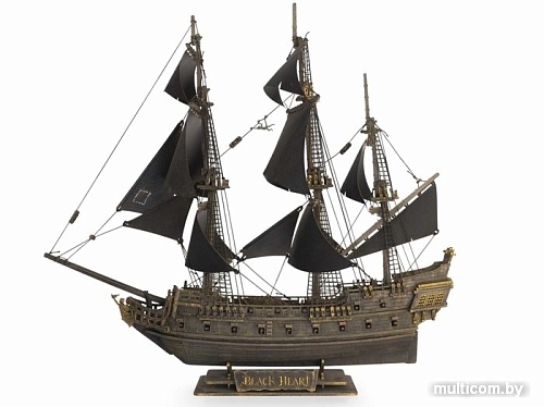 Сборная модель Lemmo Корабль Черное сердце 0190
