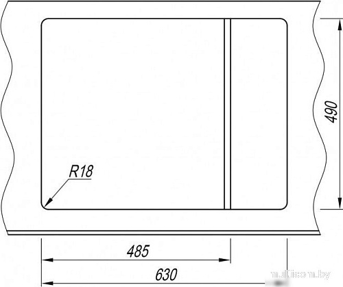 Кухонная мойка ARFEKA Zia 65 (графитовый)