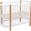 Классическая детская кроватка Polini Kids Simple 350 (белый/бук)