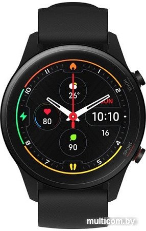 Умные часы Xiaomi Mi Watch XMWTCL02 (черный, международная версия)