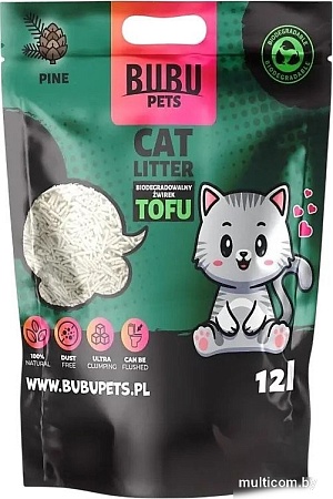 Bubu Pets Tofu Pine (5 кг/12 л)