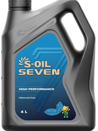 Трансмиссионное масло S-OIL Seven Gear HD 80W-90 4л