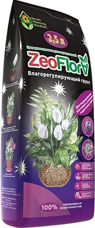 Грунт Zeoflora Для выращивания растений в условиях недостатка света (2.5 л)