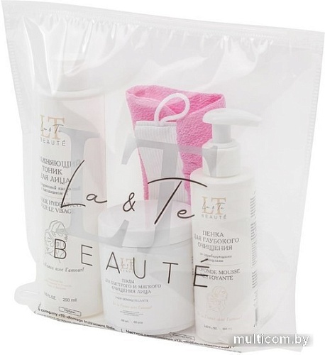 La and Te beaute Набор косметики Пэды+Тоник+Пенка+Перчатка-рукавица LT-23