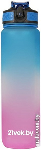 Бутылка для воды 21vek 8010503 1л (синий градиент)