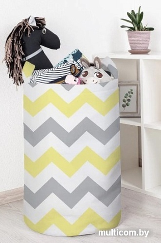 Корзина JoyArty Красочные зигзаги toba_10723_L