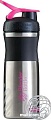 Шейкер спортивный Blender Bottle SportMixer Stainless черный/малиновый