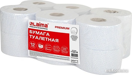 Туалетная бумага Laima Premium 112516 (12 шт, белый)