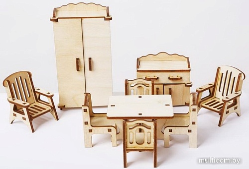 Мебель для кукольного домика Большой слон Гостиная М-005