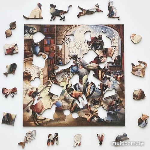 Мозаика/пазл Нескучные игры Кошкин домик