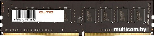 Оперативная память QUMO 8GB DDR4 PC4-19200 QUM4U-8G2400C16