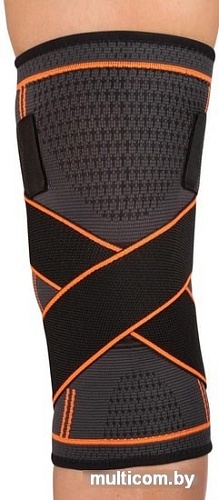 Суппорт колена Indigo IN209 XL (черный/оранжевый)