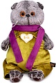 Классическая игрушка BUDI BASA Collection Басик в бархатном комбинезоне Ks22-209 (22 см)