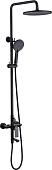 Душевая система Abber Weiss Insel AF8016NB (черный матовый)