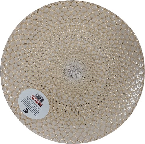 Тарелка обеденная Akcam Золотое кружево 17290/G (21см)