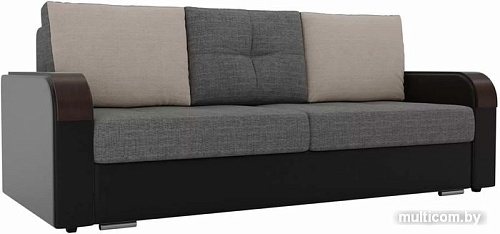 Диван Лига диванов Мейсон 102152 (серый/черный/бежевый)