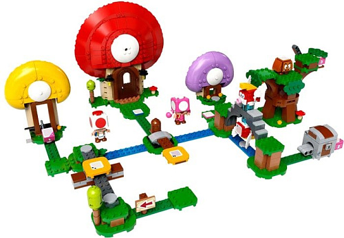 Конструктор LEGO Super Mario 71368 Погоня за сокровищами Тоада. Доп. набор