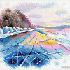 Набор для вышивания Aquarelle Зимний байкал