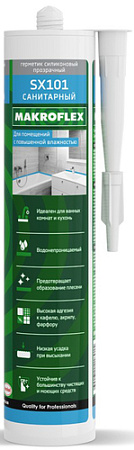 Герметик Makroflex SX 101 санитарный (290 мл, прозрачный)