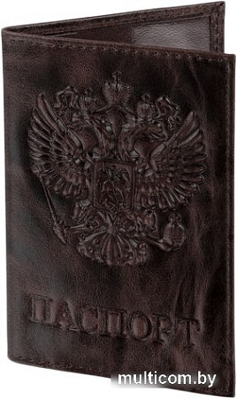 Обложка для паспорта BRAUBERG 3D герб 238194