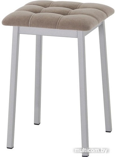 Табурет AMC Comfort 7.5.17 (ткань, капучино/серебристый)