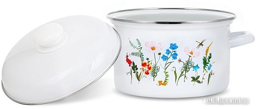 Кастрюля Эстет Луговые цветы ЭТ-72258