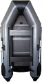Моторная лодка Vivax Т280 с полом-книгой (с килем, серый/черный)