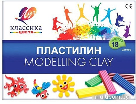 Пластилин Луч Классика 20С 1330-08 (18 цв)