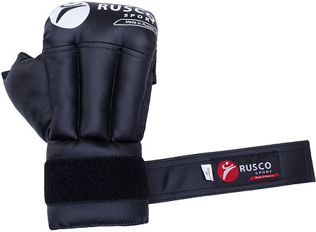Тренировочные перчатки Rusco Sport р-р 6 (черный)