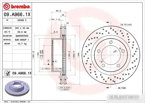 Brembo 09A9661X