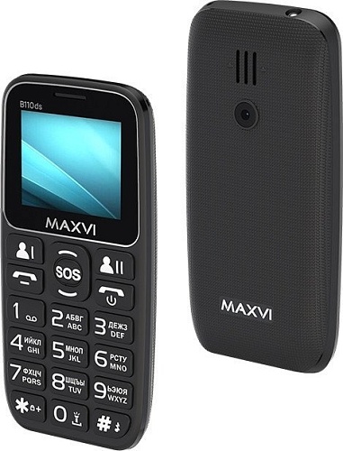 Телефон Maxvi B110ds (черный)