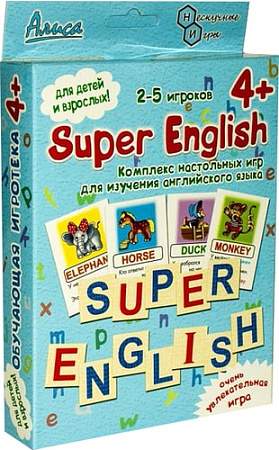 Развивающая игра Нескучные игры Super English И-810