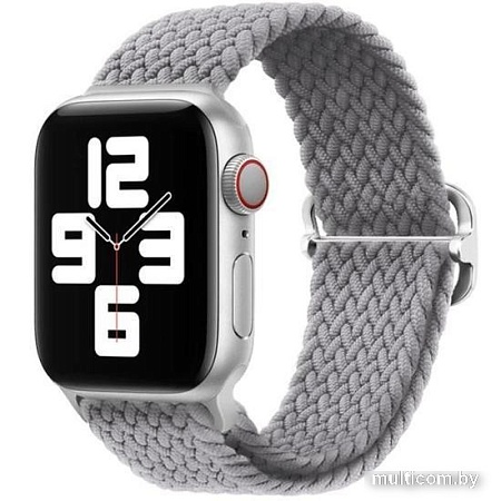 Ремешок Rumi Wick из плетеного нейлона для Apple Watch 38/40/41mm (серый)