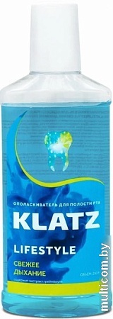 Ополаскиватель для полости рта Klatz Lifestyle Свежее дыхание 250 мл