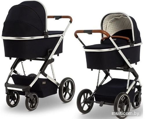 Универсальная коляска Moon Style (2 в 1, navy, 403)