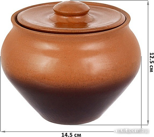 Набор горшочков Elan Gallery TerraCotta 570150