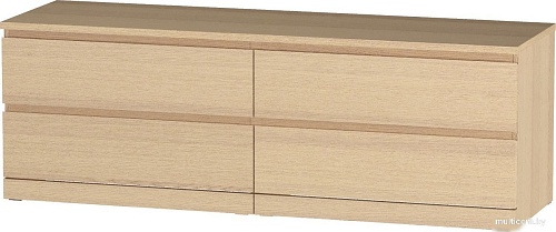 Комод Mio Tesoro Varma Prime 4D (дуб беленый)