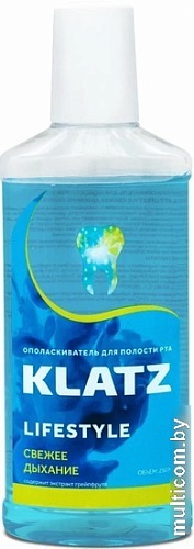 Ополаскиватель для полости рта Klatz Lifestyle Свежее дыхание 250 мл